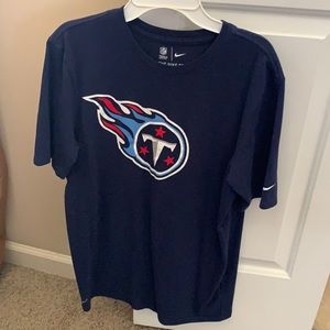 Navy Blue Titans T shirt  Never Worn Size M